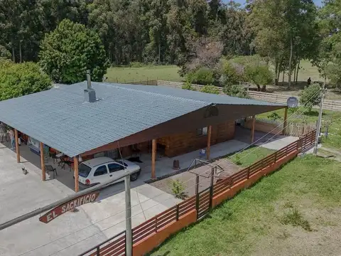 Vendo 3 casas terreno campo Sauce Ruta 6