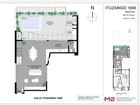 Departamento en Venta con 1 cocheras