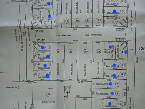 Lotes en venta 148 y 523 La Plata