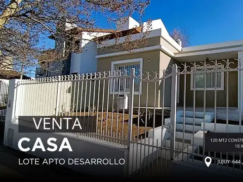 Lote Apto Desarrollo con Casa Refaccionada