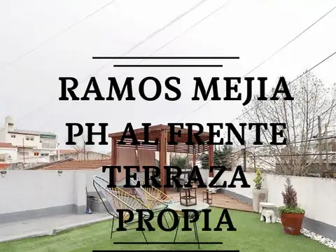 VENTA CASA 3 AMBIENTES RAMOS MEJIA TERRAZA