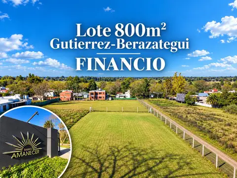 Lote en El Amanecer de Gutierrez con Escritura
