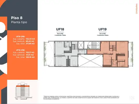 Departamento en Venta con 1 cocheras