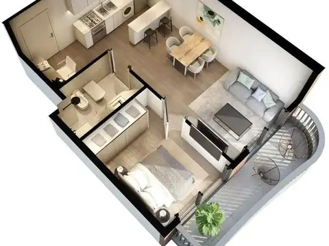 Departamento en Venta en Belgrano, USD 146.000