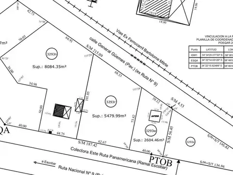 Excelente fracción sobre colectora este de Panamericana en Belén De Escobar