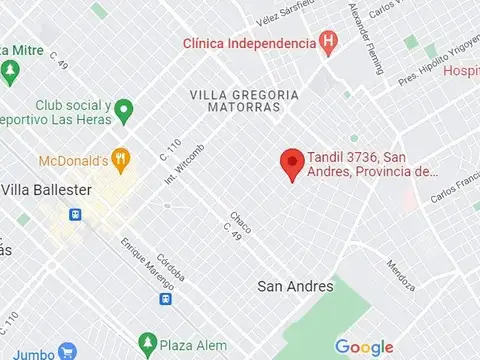 Galpon en Venta 41  mts Fondo