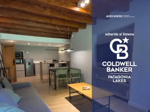 VENTA Departamento Dos Ambientes 58,30 m2 Equipado y Amoblado Peninsula Manzano Villa La Angostura