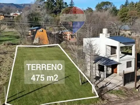 VENTA DE LOTE 475m2 SANTA ROSA DE CALAMUCHITA 