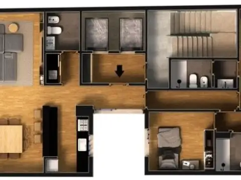 Scuba 55 - Juan M. de Rosas 825 - 3 dormitorios