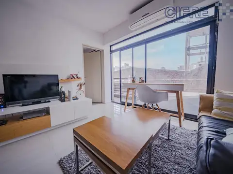 Departamento en Villa Crespo Monoambiente con balcón al contra frente