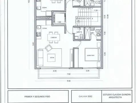 Departamento 2 ambientes con 1 baño