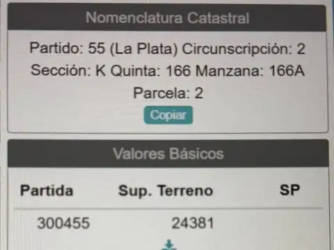 Terreno en Venta en La Plata, Partido de La Plata