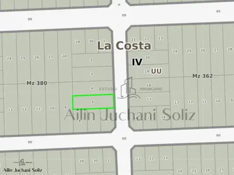 Terreno en Venta en Mar Del Tuyu, USD 36.000