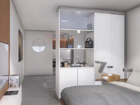Departamento Monoambiente con 1 baño