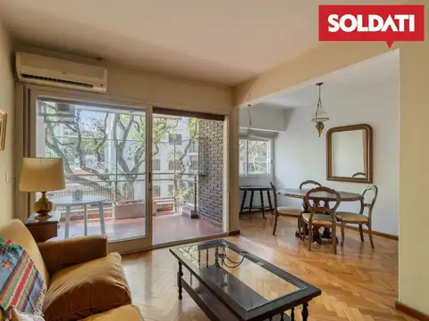Venta 4 ambientes con balcon aterrazado y cochera fija en pb, 84m totales