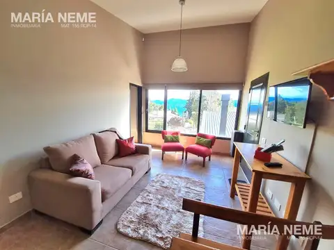 Departamento en alquiler permanente con vista al lago, km 5 a metros de Av Bustillo