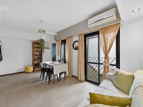 Departamento 2 ambientes con 1 baño