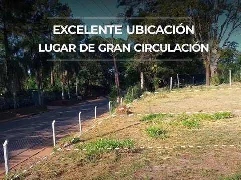 VENTA DE LOTES  sobre Av. Jauretche a cuadras de Ruta 12