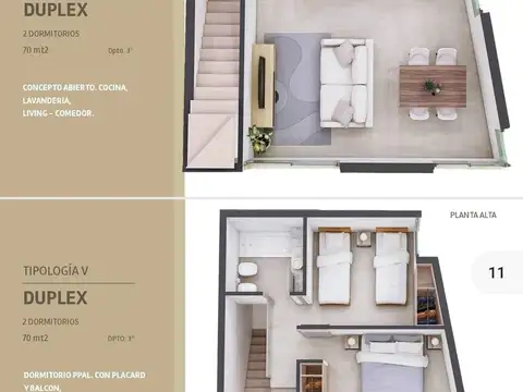 Duplex - Godoy Cruz, sobre calle Los Alamos al 1600