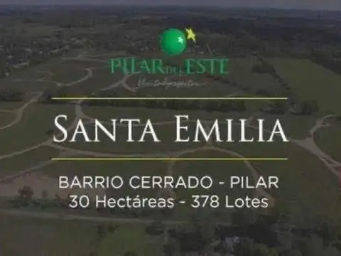 RAM. OPORTUNIDAD! Hermoso lote en Santa Emilia