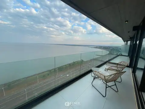 DEPARTAMENTO SEMIAMOBLADO EN ALQUILER DE 1 DORMITORIO EN TORRE IPLYC COSTANERA (DFA470)