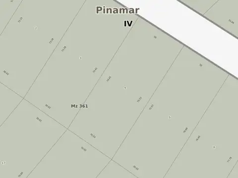 En Cariló | Lotes de Extensión Urbana ( manzana 361 lote 4)    