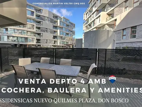 VENTA DEPART 4 AMB   NUEVO QUILMES RESIDENCIAS 