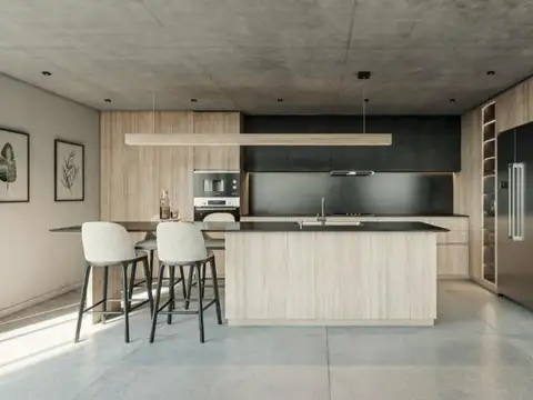 Departamento Monoambiente con 2 baños