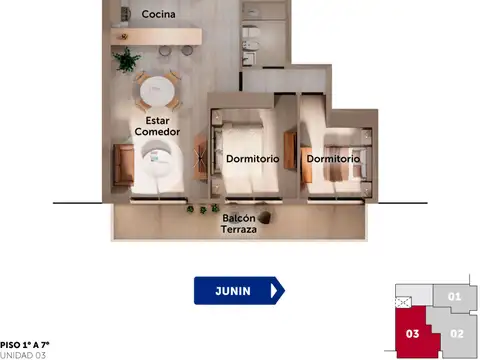 Departamento en Venta al Sur