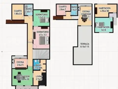 Depto Tipo Casa en Venta de 6 dormitorios