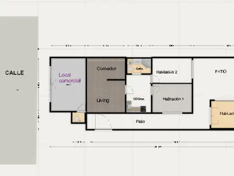 VENTA MUNRO PH 4 AMB C/LOCAL-PATIO-TERRAZA 65 mts