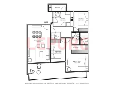 Departamento en Venta de 3 dormitorios
