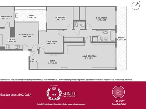 Avenida San Juan al 3500