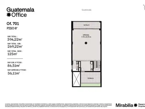 Oficina en Alquiler A Estrenar