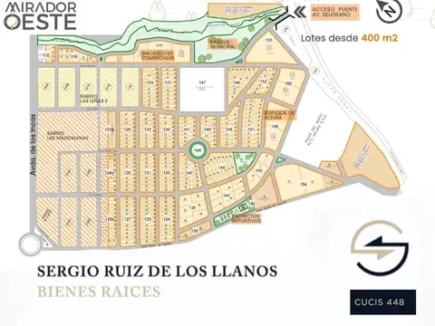Terrenos de 400 m2 en venta. Barrio Grand Bourg. Salta