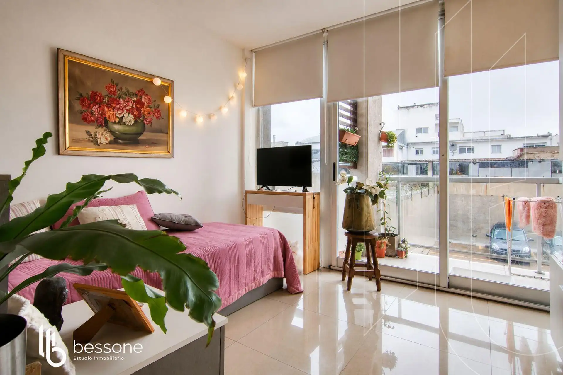Depto monoambiente 36m² con pileta, terraza, gimnasio y SUM — La Perla