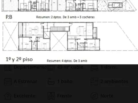 Departamento en Venta de 2 dormitorios