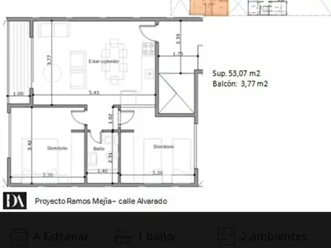 Departamento en Venta en Ramos Mejia, USD 85.000