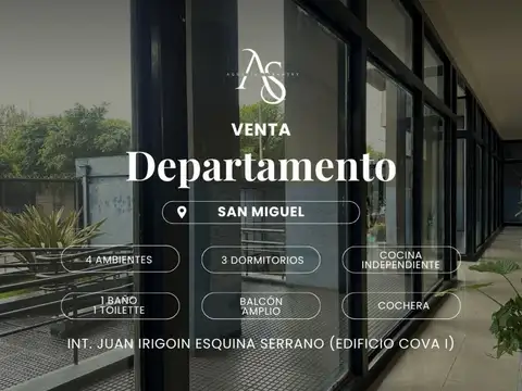 Venta de Depto 4 amb APTO CRÉDITO en SAN MIGUEL