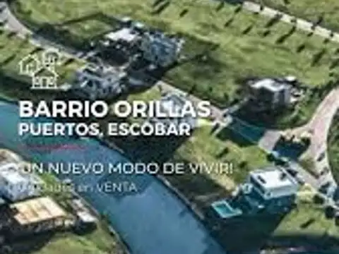 VENTA LOTE AL AGUA BARRIO ORILLAS PUERTOS FINANCIA