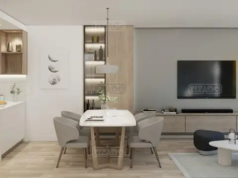 Departamento 3 ambientes con 2 baños