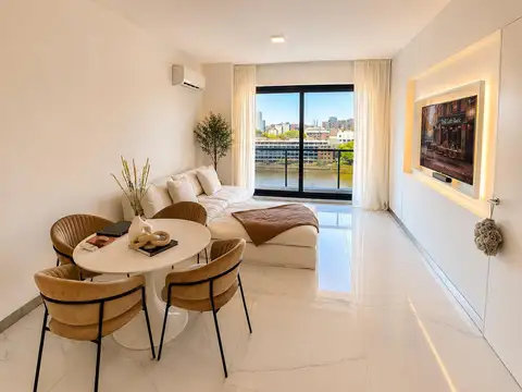 Alquiler Exclusivo 2 Ambientes Puerto Madero | Vista Abierta al Dique 1 | Amenities Premium.