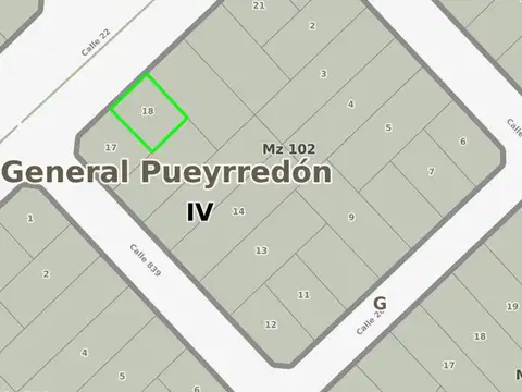Terreno en Venta de 414,0 m2