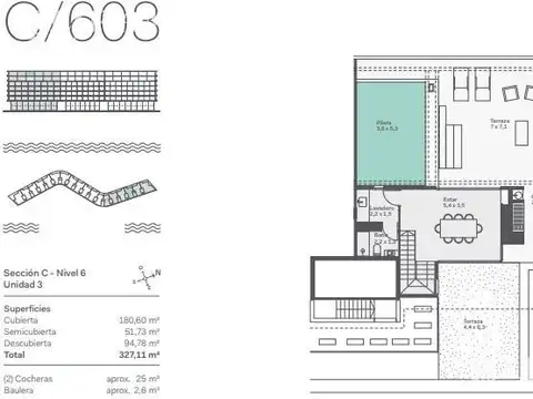 Departamento en Venta de 3 dormitorios