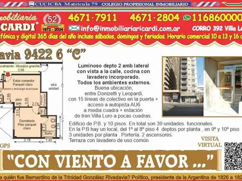 CON VIENTO A FAVOR