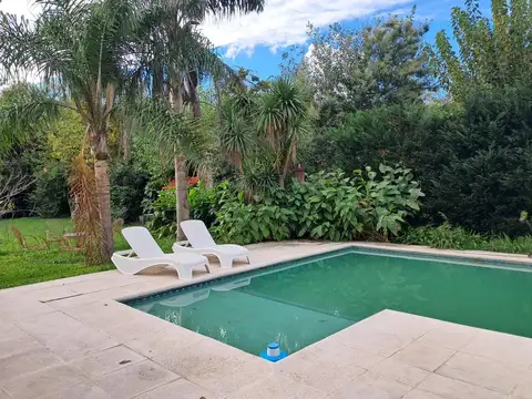 ALQUILER CASA 4 AMBIENTES AMOBLADA PARQUE PILETA PILAR