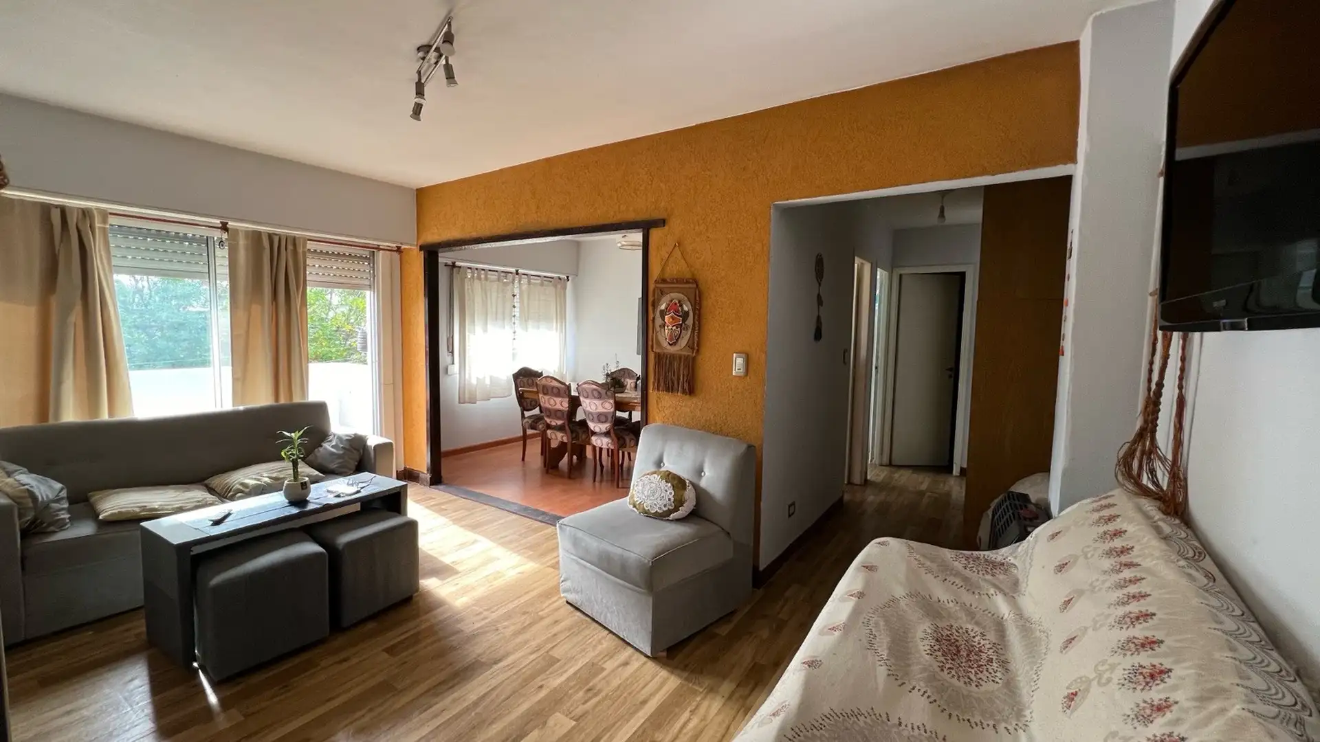 Departamento 3 amb convertido en 2 amb, 50m² — San Carlos