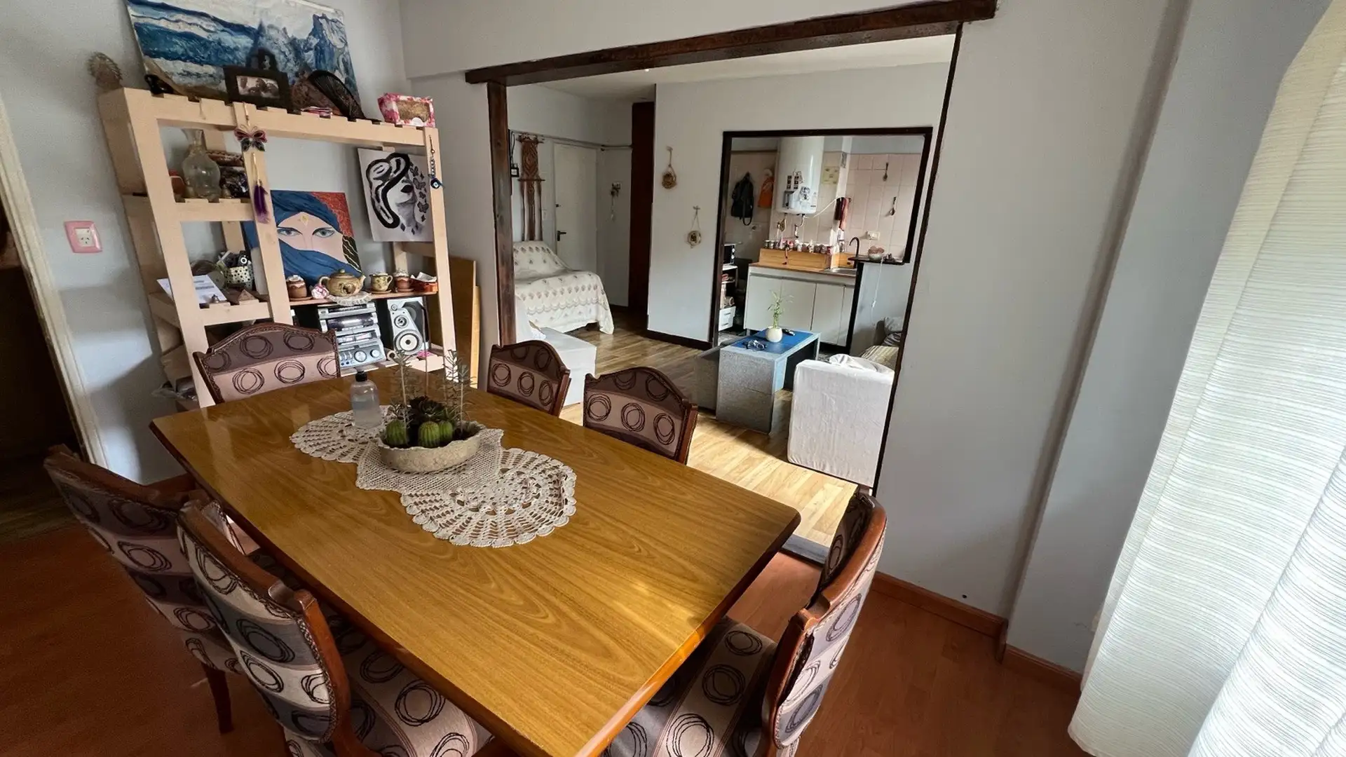 Departamento 3 amb convertido en 2 amb, 50m² — San Carlos