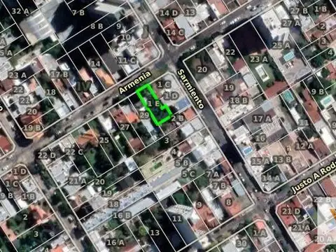Terreno en Venta 9  mts Frente