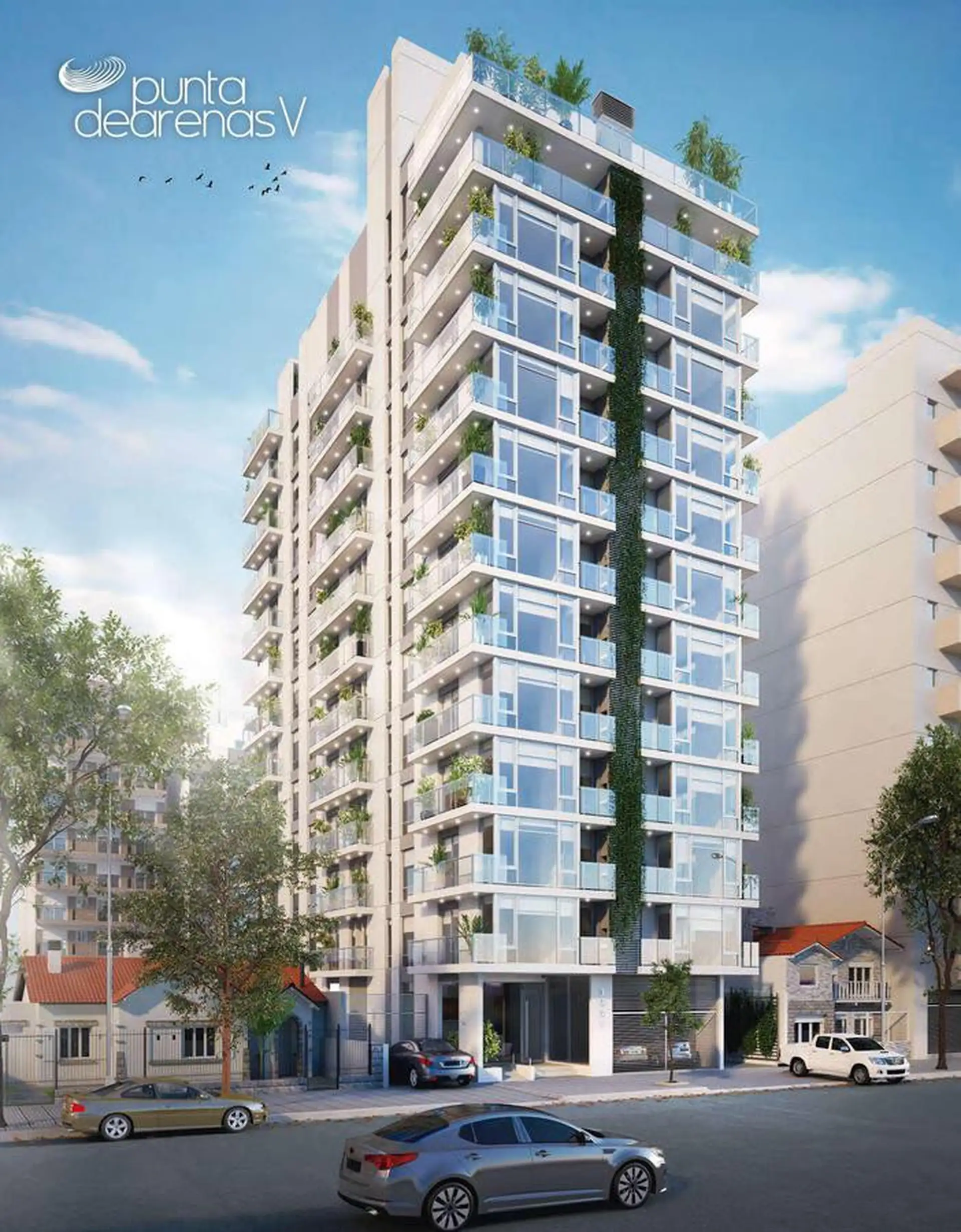 Departamento 2 amb, 52m² en 5to piso con cochera — La Perla